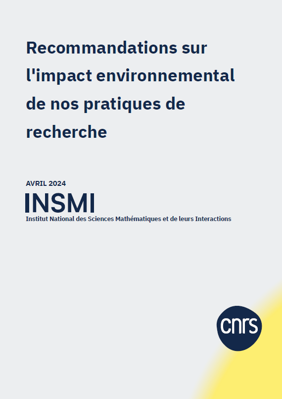 Recommandations sur l’impact environnemental de nos pratiques de recherche 